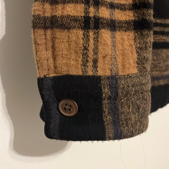 Women’s Flannel Utility Jacket Tentree XS Organic Cotton Plaid Shacket Casual - Picture 5 of 13